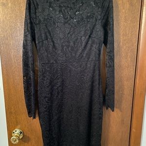 Lulus black lace dress